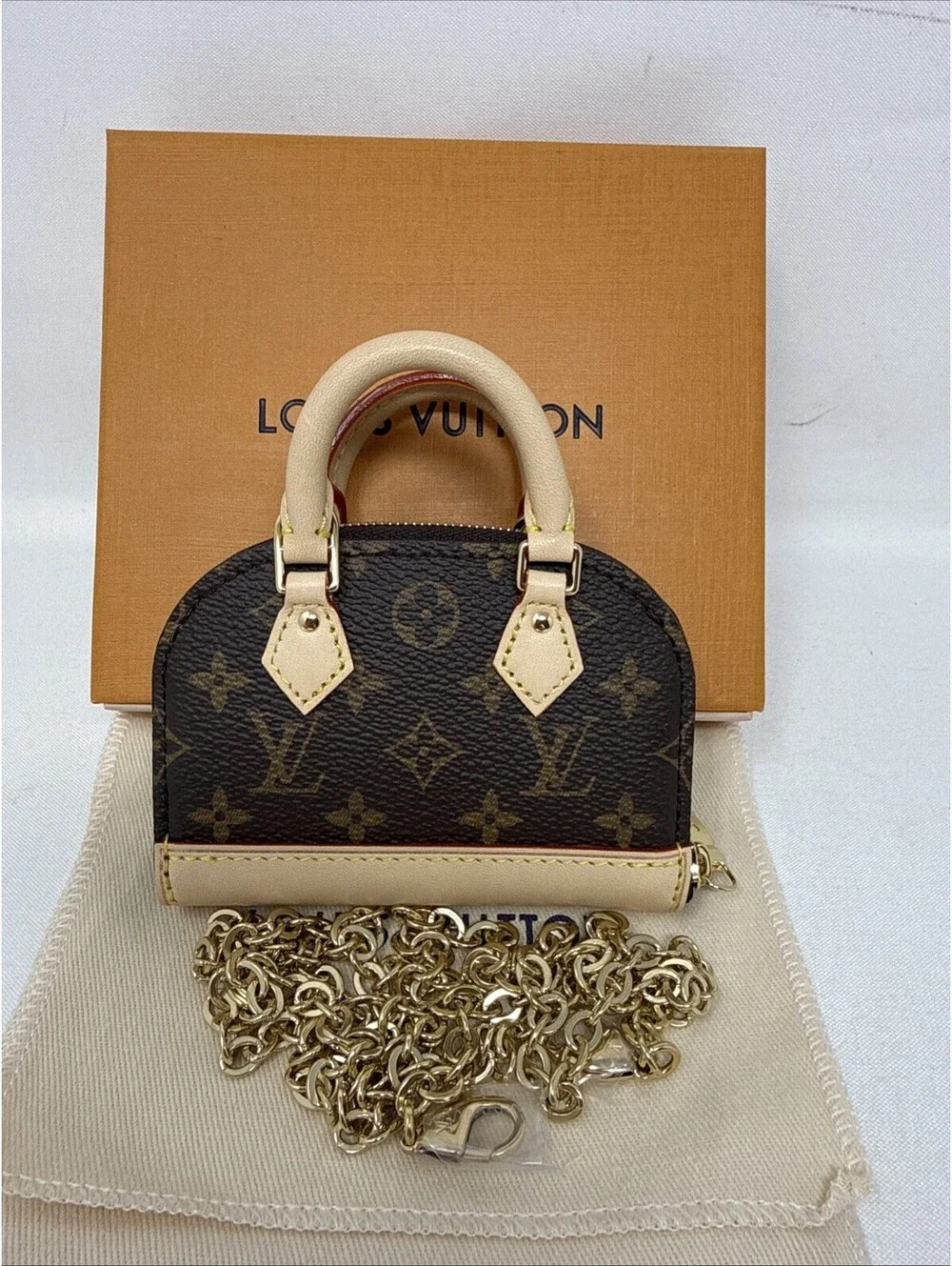 Louis Vuitton Nano Alma Monogram Card Holder NIB